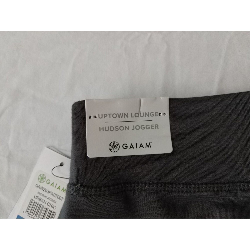 NEW Gaiam Pants Womens XS Gray Hudson Jogger Uptown Lounge Pockets Athleisure - Picture 12 of 12